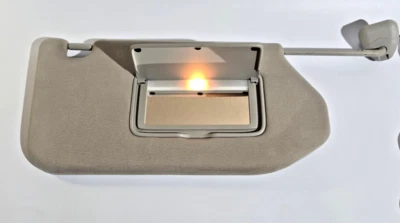 2019 2020 NISSAN PATHFINDER Right (Pass. SIDE) Visor OEM-Tan / Beige Illuminated - Image 1 of 4