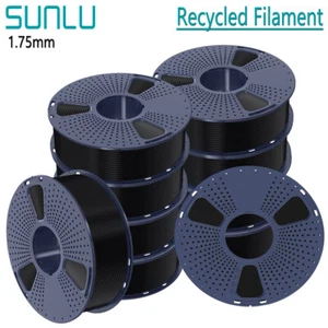 10KG SUNLU PLA Matte PLA+ PETG PLA+2.0 Schwarz 3D Drucker Filament 1.75MM PLA - Photo 1/68