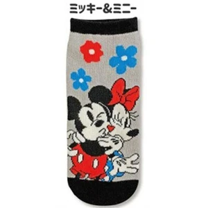 Disney Kids Socks Mickey and Minnie Mouse Animal Cotton Blend Elastic 20-24cm JP - Picture 1 of 3