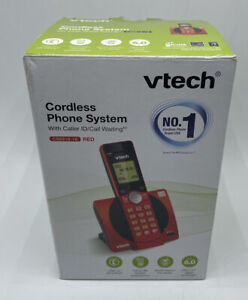 Vtech Cordless Phone System With Caller ID / Call Waiting Model CS6919-16 Red #1