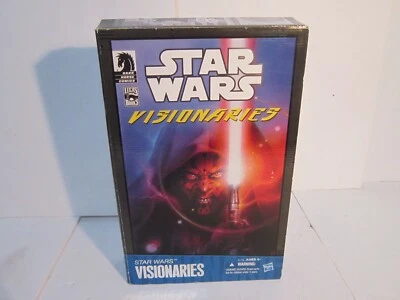 SDCC 2010 Star Wars Hasbro Visionaries paquetes de cómics Darth Maul y Owen Lars sellados Foto 1 de 4