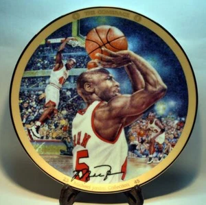 Michael Jordan 1995 Bradford Exchange LE 8" Collectors Plate #2 - The Comeback - Picture 1 of 5