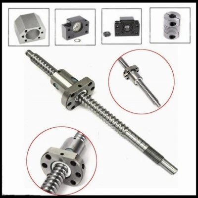 MARKENLOS SFU1204 SFU1605 SFU2005/2505 Kugelumlaufspindel&Festlager&Muttergehäuse&Kupplung