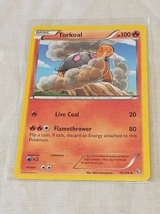 Torkoal #16/106 XY Flashfire 2014 pokemon card - Picture 1 of 2