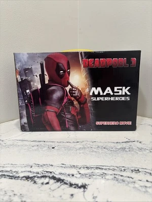 Deadpool 3 Helmet Mask -  Light Up Movable Eyes Remote Control - Image 1 of 4