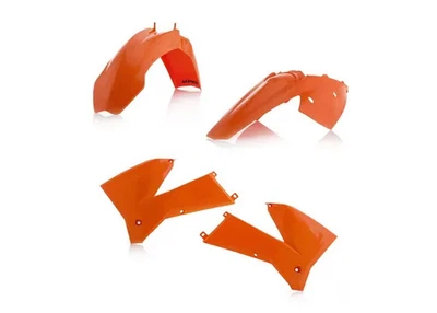 Kit de carrocería de guardabarros de plástico Acerbis naranja KTM 505 XC F 07 Foto 1 de 4