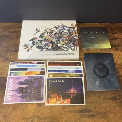 Overwatch Visual Source Art Book, Soundtrack, Steelbook, & 10 Postcards Bundle - Image 1 of 4