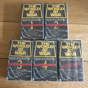 The World at War Complete Series 10 VHS Tapes Documentary Rare - Picture 1 of 21