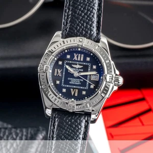 Breitling Cockpit Galactic 32 Date Diamond Edelstahl Quarz Damenuhr Ref. A71356 - Bild 1 von 14