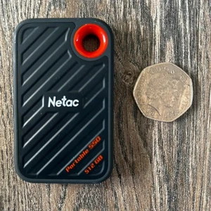 Netac ZX20 512Go Mini SSD Externe Ultra Rapide USB 3.2 2000Mo/s | Résistant à la Poussière - Photo 1/10