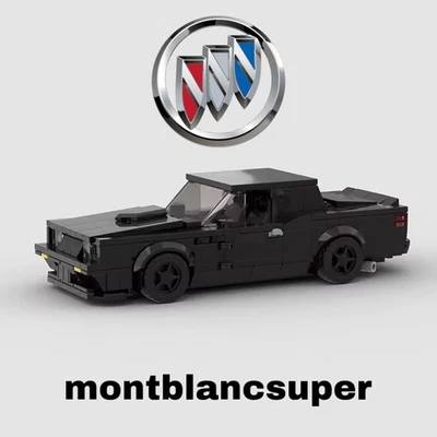 1987 Buick Grand National GNX 384 Pcs Building Brick Set MOC - FREE DELIVERY! UK - Image 1 of 4