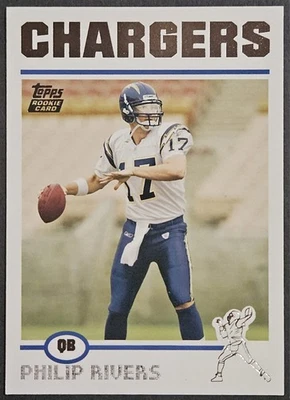 2004 Topps #375 Philip Rivers 新秀 RC 充电器 — 第 1/2 张图片