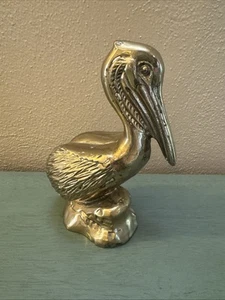 Vintage MCM Messing Pelikan 5,5 Zoll schwer - Bild 1 von 6