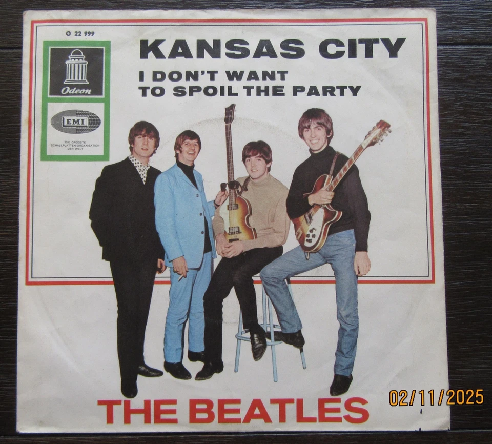7” Beat Si. – THE BEATLES – Kansas City / Don’t Want To Spoil … - im Bildcover - Bild 1 von 4
