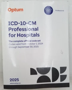 ICD-10-CM Professional for Hospitals The complete official code set 2025 - Imagen 1 de 3