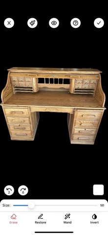 Antique roll top desk lock Cover