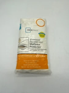 Mainstays wasserdichter Vinyl-Matratzenschutz mit Reißverschluss, vollständig - Bild 1 von 3