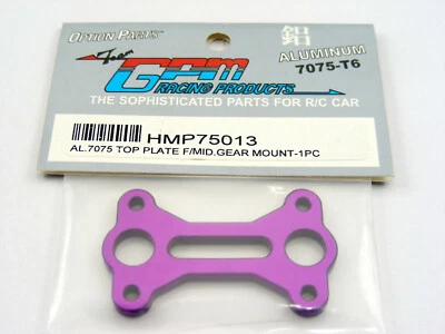 Vintage GPM Kyosho 1/8 Inferno MP7.5 7075T6 PURPLE Mid Center Transmission Brace - Image 1 of 2