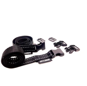 Pair 2x Webbing Strap Quick Release Buckle 20mm Tri Glide Delrin Backpack Golf - Picture 1 of 12