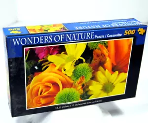Versiegelt Cardinal Games 500 Teile Wunder der Natur Blumen Puzzle - Bild 1 von 10