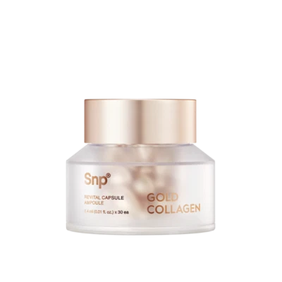 Ampolla cápsula revital de colágeno dorado SNP 0,4 ml x 30 un. Foto 1 de 2
