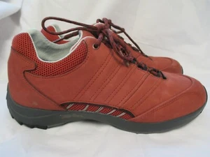 Raichle Tiliqua LS Burgundy Suede Vibram Hiking Walking shoes Sz 8.5 - Picture 1 of 6