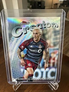 2023 Topps Finest MLS FEDERICO BERNARDESCHI CREATORS TORONTO FC #97-10 - Imagen 1 de 2