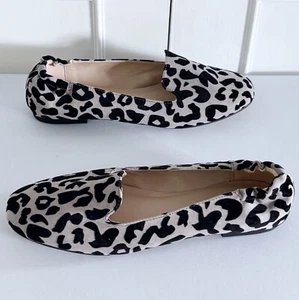 Nine West Starling Ballerina Pump Shoes Size UK 4 Women’s Animal Print Flats 37 - Picture 1 of 9