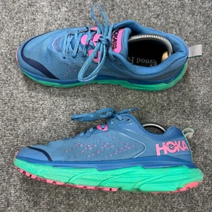 Hoka One One Challenger ATR 6 Running Shoes Womens 8 Blue Sneakers 1106512 - Picture 1 of 15