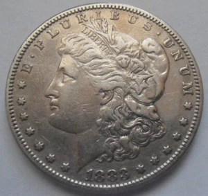 Dólar de plata Morgan 1883 S (83SAC4) - Imagen 1 de 6