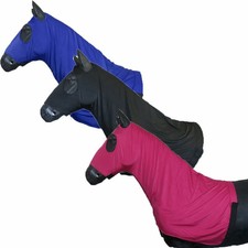 Best On Horse Lycra Hood - Protective Comfortable Quality Equestrian With Zip