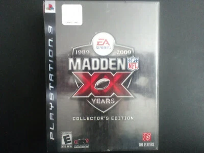 Madden XX Edición Coleccionista PS3 Completo, Probado, Desinfectado, Envío Gratis PUEDE Foto 1 de 4