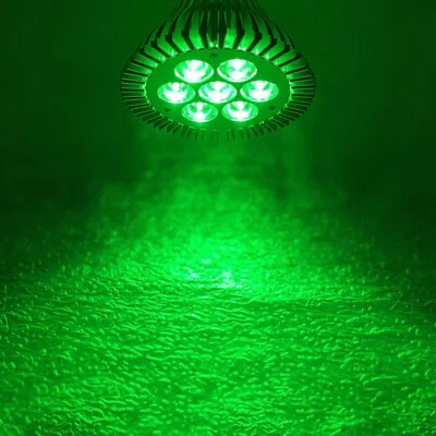 21W Green 520nm~525nm PAR30 LED Lamp Light Bulb Therapy Plant Aquarium E26 E27 - Image 1 of 4