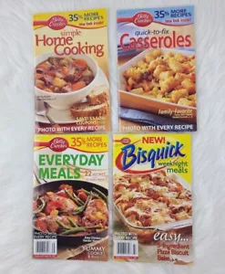 Lot of 4 Betty Crocker Magazines Cooking Food Best Recipes Meals Healthy Family - Picture 1 of 2