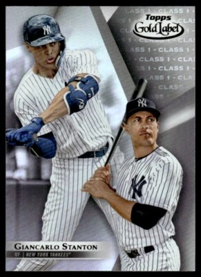 2018 TOPPS GOLD LABEL GIANCARLO STANTON R105 - Image 1 of 2