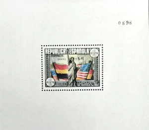 Edifil 766 HB MNH  Hojita España 1938 CL Aniversario Constitucion EE.UU - Imagen 1 de 2