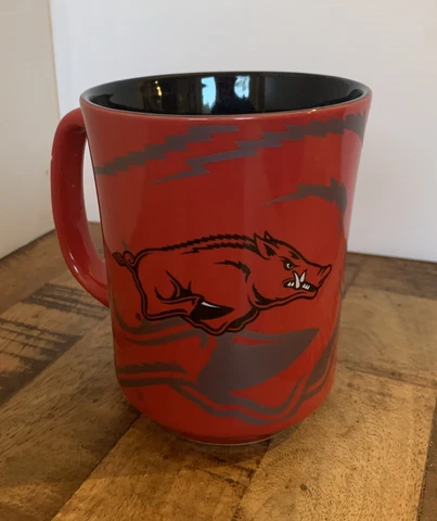 Arkansas Razorbacks Licensed Red Coffee Mug Cup NCAA 12oz The Memory Co Cover