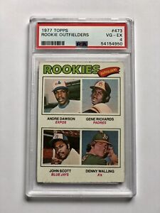 1977 Topps # 473 - ANDRE DAWSON - Rookie RC - PSA 4 VGEX - HOF - Expos (4950)
