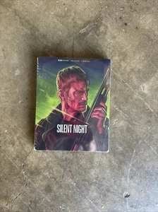 Silent Night 4K Ultra HD Blu-ray Steelbook Walmart Exclusive OOP - New & Sealed! - Picture 1 of 2