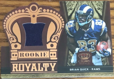2012 Crown Royale Rookie Paydirt Materials Brian Quick #6 St.Louis Rams - Image 1 of 2