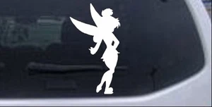 Tinkerbell Tinker Bell Car or Truck Window Laptop Decal Sticker White 3X5.5 - Picture 1 of 1