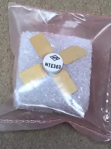 NOS NTE363 ECG363 Transistor NPN Si RF PO 4W 470MHz Amplificatore di potenza - Foto 1 di 2