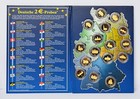 Deutsche 2 Euro Proben 16 Medaillen 400 g Feinsilber Kernvergoldung Bundesländer