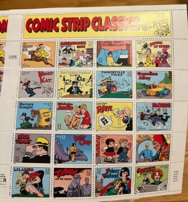 1995 COMIC STRIP CLASSICS 32cent Stamp Sheet MCM Collection US Postal Service - Image 1 of 4