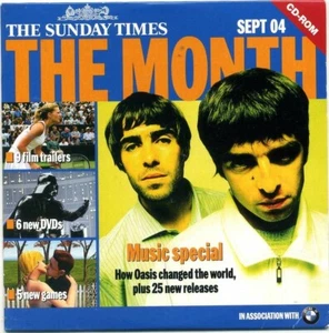 Sunday Times The Month CD-ROM - Oasis, Paul Weller, The Thrills - September 2004 - Photo 1/3