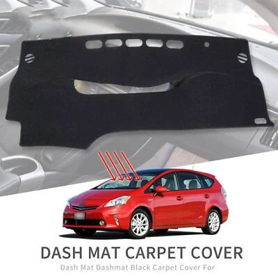 for Toyota Prius XW30 2010-2015 Dashboard Pad Dashmat Cover Car Carpet RHD - image 1 of 4