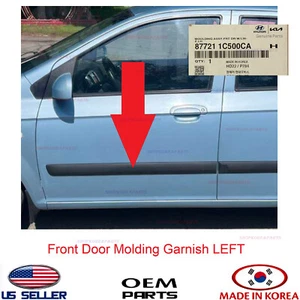 Genuine Front Door Molding Garnish LEFT ⭐OEM⭐ Hyundai Getz 5dr 87721-1C500CA - Picture 1 of 3