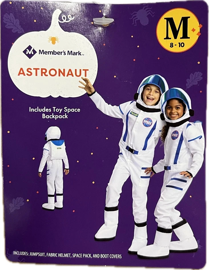 Disguise Kids Astronaut Costume Halloween Dress-Up with Toy Space Backpack
