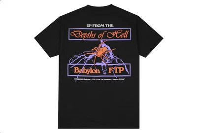 Camiseta FTP x Babylon Roots Spider para hombre talla M - rara colaboración de ropa de calle Foto 1 de 4