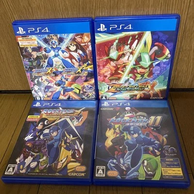 Set of 4 Megaman X Anniversary Collection 1 + 2 ZZX 2 11 Capcom PS4 - Image 1 of 2